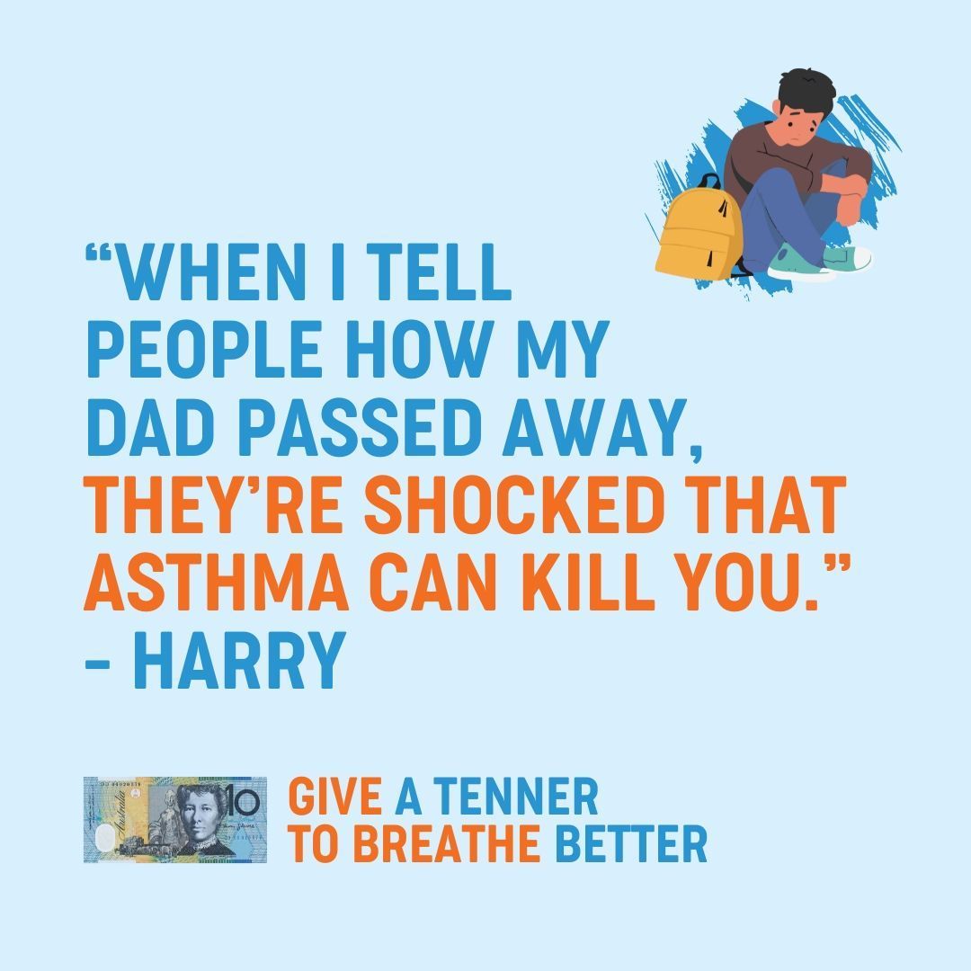 Harry was only 10 when his dad died as the result of an asthma attack. He told us, “I don’t want other children to lose a parent – or their own lives.' Your donation of just $10 could be the contribution that makes change: buff.ly/4a0qYi8
