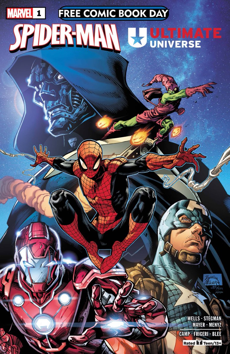 📚 FREE COMIC BOOK DAY: SPIDER-MAN & THE ULTIMATE UNIVERSE #1 'Spider-Man & The Ultimate Universe' #1 introduces a new team of Ultimate heroes to put this twisted universe on track towards a hopeful future, and sets up the return of Norman Osborn as Green Goblin.