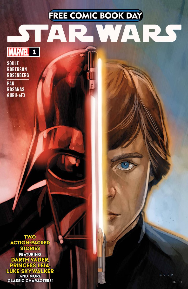 📚 FREE COMIC BOOK DAY: STAR WARS/DARTH VADER #1 From a galaxy far, far away, Luke Skywalker, Leia Organa, Lando Calrissian, and Chewbacca mount a dangerous rescue mission to Echo Base! Darth Vader also employs a surprise character from the past to help him find Luke Skywalker.