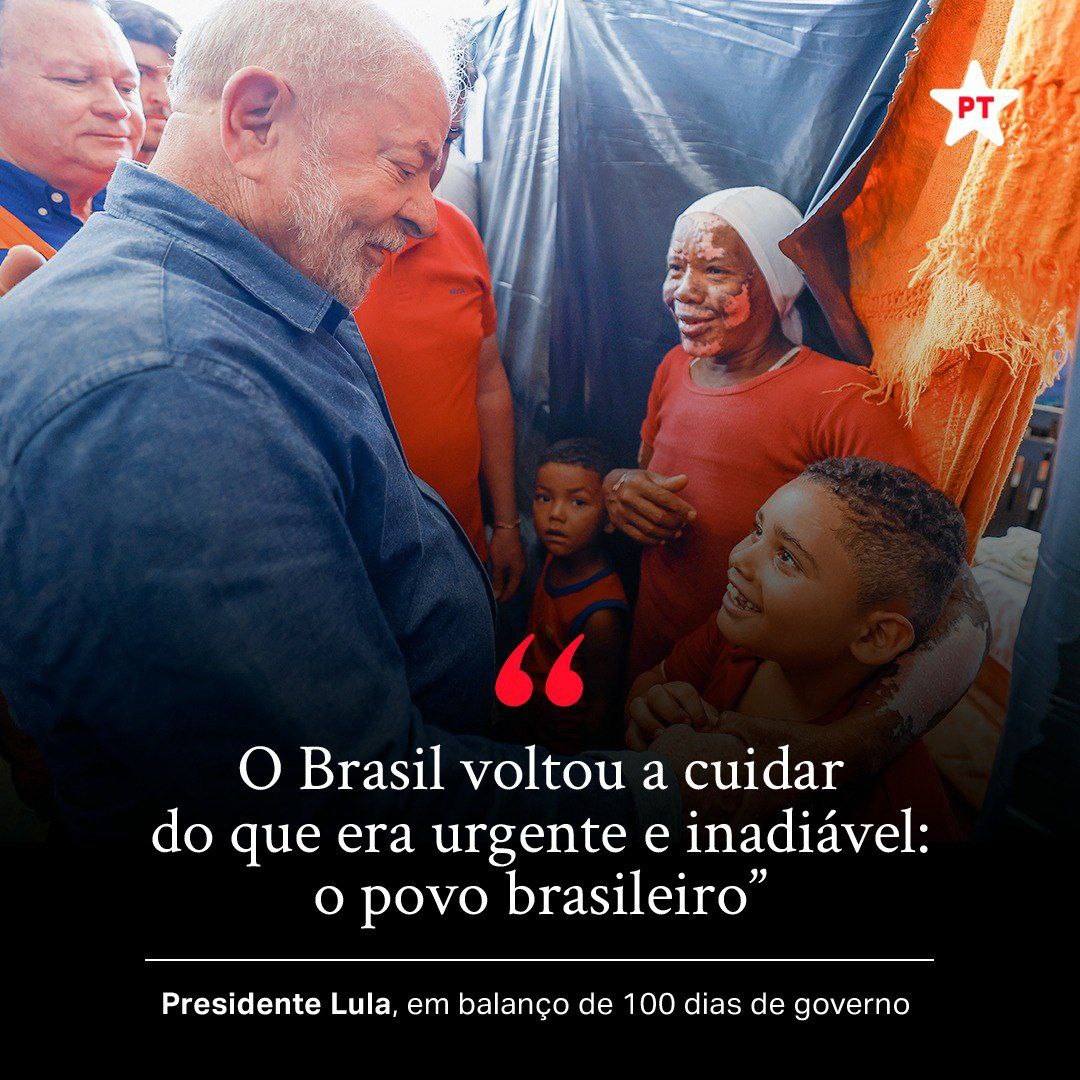 Concordar é só o primeiro passo. Juntos, podemos transformar uma ideia em realidade. Vamos trabalhar lado a lado, pois quando Lula está no comando, todos ganhamos. #LulaComVoce