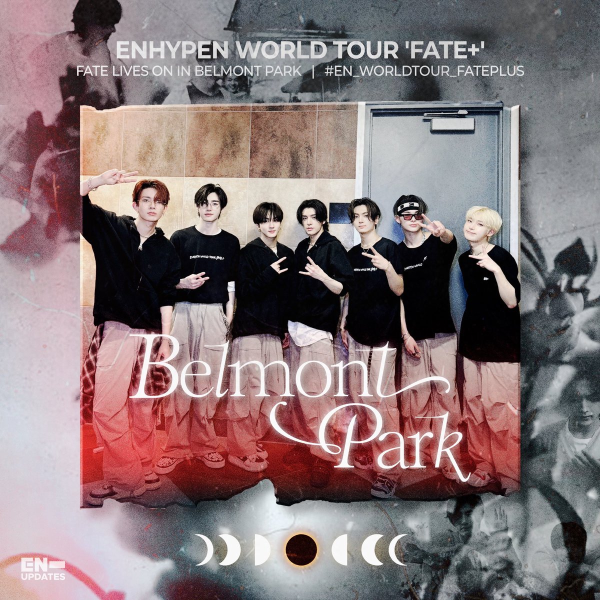 We’re now on the last stop of ‘FATE PLUS’ tour in the U.S.! As we bid farewell to this chapter, let’s continue to cherish the memories we made and eagerly anticipate what the future holds for ENHYPEN. 🥳

🔒 700 Replies & RTs

FATE LIVES ON IN BELMONT PARK
#EN_WORLDTOUR_FATEPLUS…