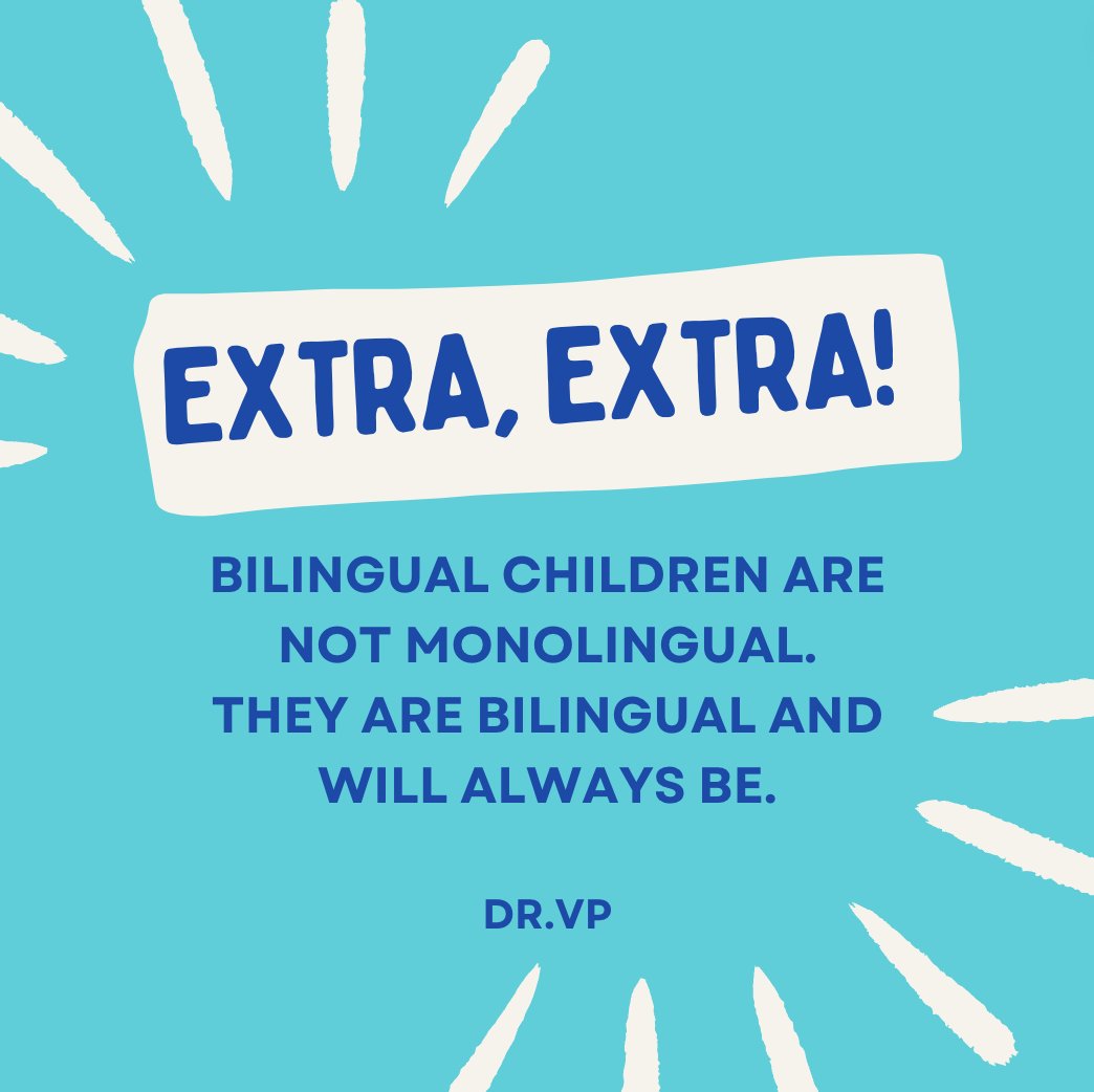 MENSAJITO DEL VIERNES
Bilingual ed. is complex. Simple solutions like "just more English, less Spanish, more Spanish" do not work! Proud of the school districts, principals, and teachers, engaging in the complex work of providing access to content bilingually. #equity
