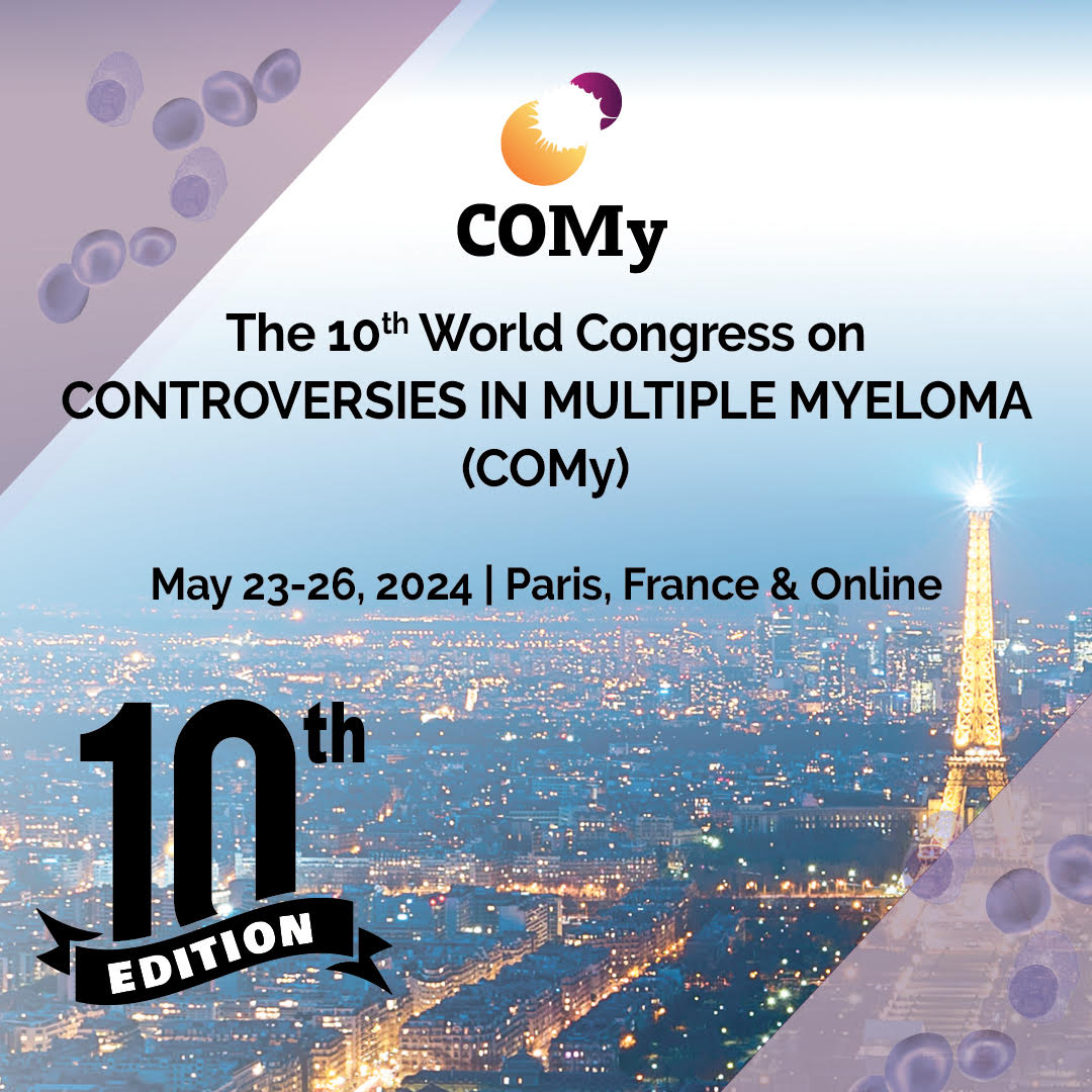 🌟🌍 Secure your spot now at the 10th World Congress on Controversies in Multiple Myeloma (COMy) - a hybrid event from May 23 - 26, 2024, in Paris, France, organized by CME Congresses Ltd: bit.ly/3wpKLJD #MultipleMyeloma #PatientCare #cmeconferences #meded #emedevents