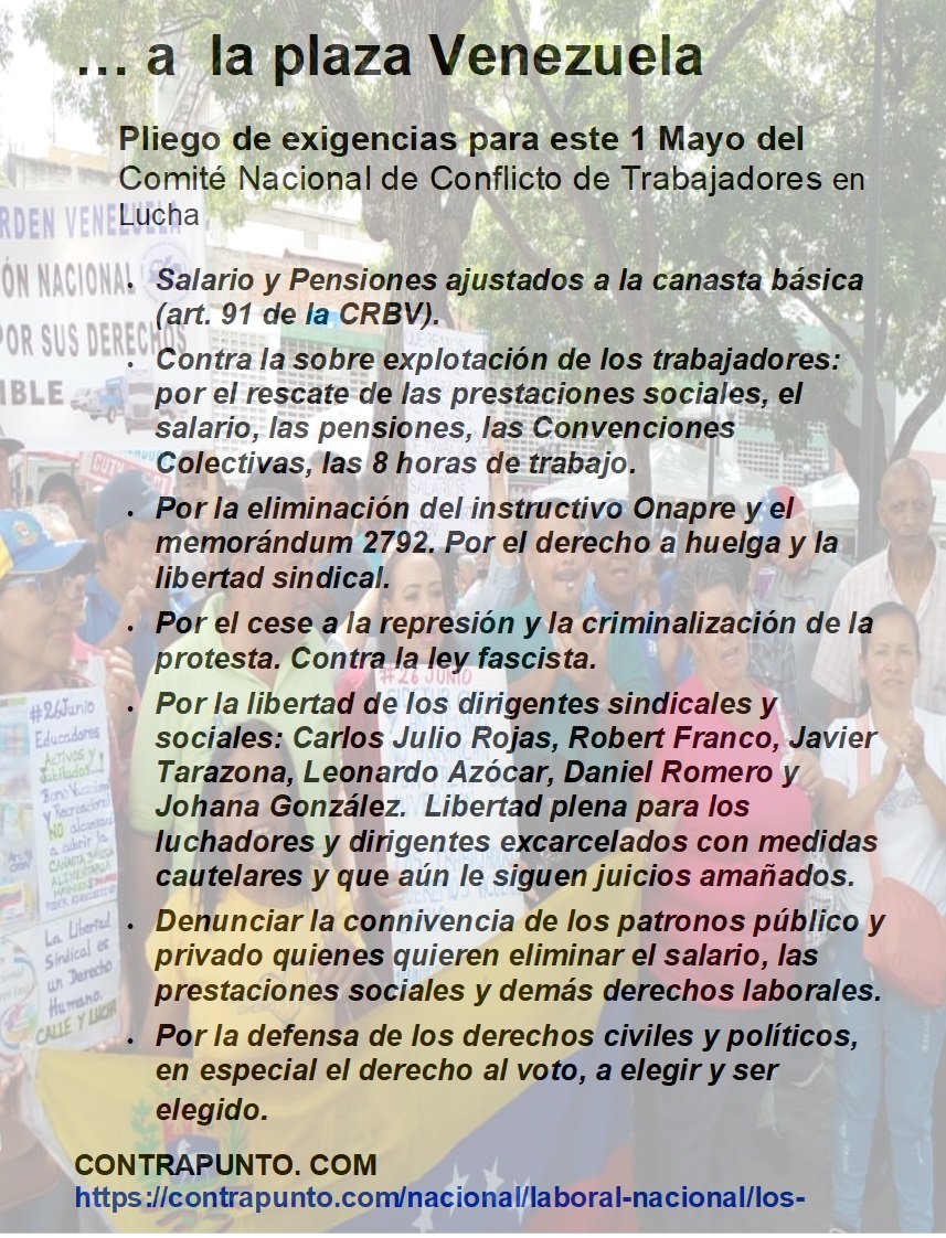 Esto es lo que estamos exigiendo los trabajadores desde hace años. No nos quitarán el derecho a protestar para reclamar lo que nos pertenece. #AumentoInfrahumano #MaduroMatoElSalario