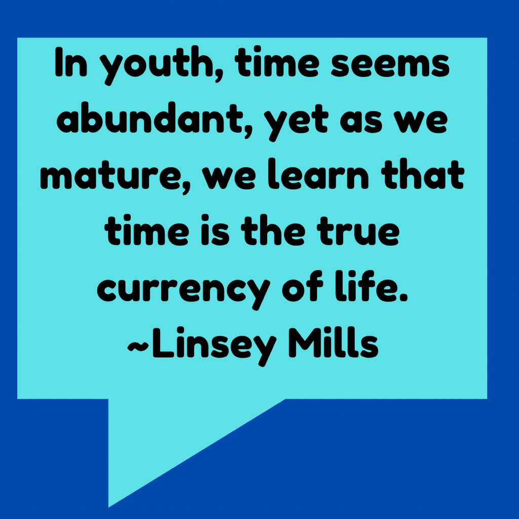 In youth, time seems abundant, yet as we mature, we learn that time is the true currency of life. ~ Linsey Mills 
Follow #timeisprecious #dontwastetime #dontwasteyourtime #lifequotestoliveby #lifequotes
Follow #currencyofconversations #callinzgroup #simplyoutrageous