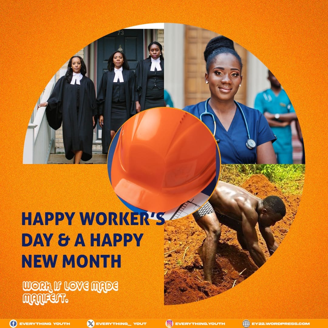 Happy New Month & Happy Workers Day. 
#WorkersDay #MayDay