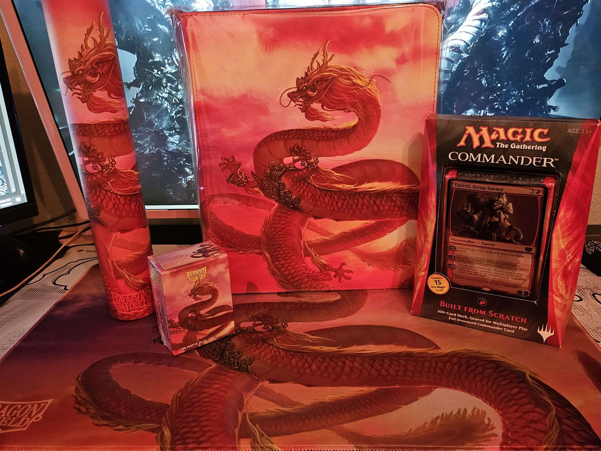 In celebration of some pretty cool things we have coming up, we're doing a HUGE giveaway of this 2024 Wood Dragon accessory set from <a href="/DragonShield_/">Dragon Shield</a> and a sealed Commander 2014 Precon! 

To enter;

Like &amp; RT this post
  &amp; 
Follow us  <a href="/MTGCauldron/">Commander's Cauldron</a> 

Winner announced on 6/01