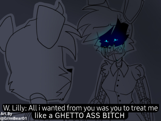 GhettoBear01's tweet photo. Guess Lilly wasn't a ghetto fuck
Original By: GrimBear01 
#fivenightsatfreddys #fnafau #ghetto https://t.co/HH9fKn23Nn