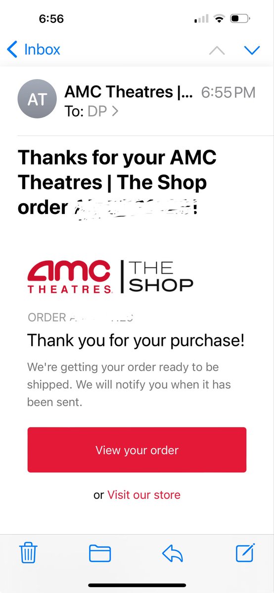 I UNDERSTAND IM NOT THE ONLY ONE RECEIVING 15% OFF ON FIRST ORDER OF MERCHANDISE AT $AMC SO APES 🦍 LETS BUY WHAT YOU CAN AFFORD JUST TO MAKE IT RELEVANT FOR OUR COMPANY TO EXPAND! #LFG #KenGriffinLiedUnderOath