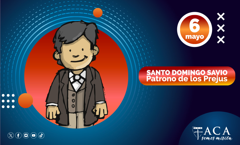 accion_catolica's tweet photo. 😇 🙌 SANTO DOMINGO SAVIO
🗓️ El 6 de mayo celebramos la festividad de santo Domingo Savio, uno de los patronos del Área Jóvenes, y particularmente de las y los #Prejus.
🙏 Nos unimos en la oración por cada preju, sus grupos y delegados.
#somosmision https://t.co/X2ZPW0Eyr1