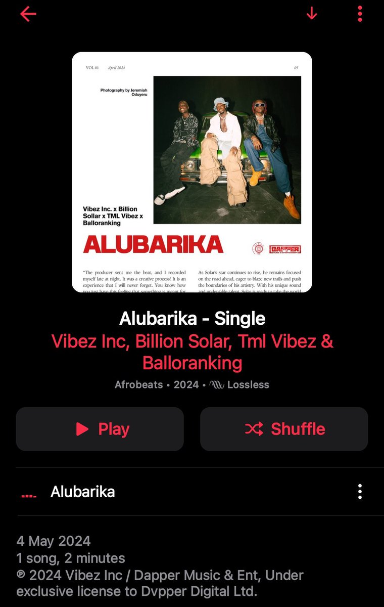 ALUBARIKA OUT NOW 🔥