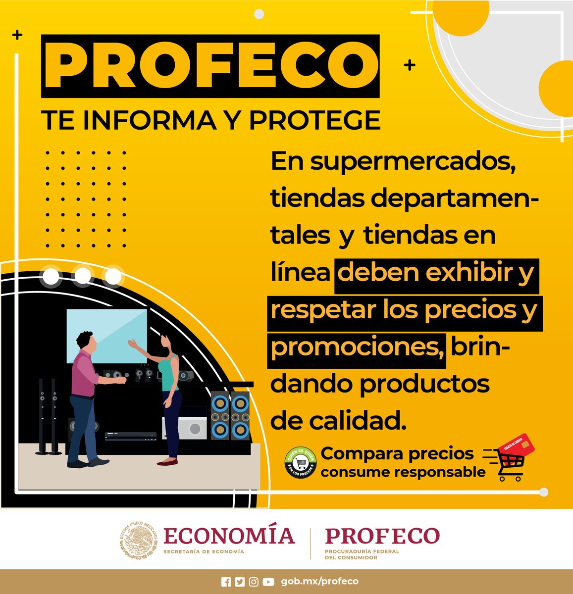 👤#Consumidor, en Profeco te defendemos y te informamos. Si algún proveedor vulnera tus derechos o si necesitas asesoría, comunícate con nosotros: ☎️ #TelCon 55 5568 8722 / 800 468 8722 💻Conciliaexprés telefonodelconsumidor.gob.mx 💻Concilianet Concilianet.profeco.gob.mx