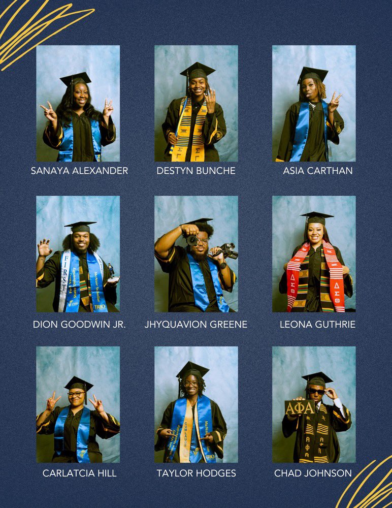 FVSU's tweet photo. #FVSUFriday From freshman dreams to senior realities, we are now 8 days out from our 2024 Commencement. 🎓 #FVSU24 #FVSUGrad #HBCUGrad

*Here are 24 of our graduates that participated in the yearbook themed photoshoot. https://t.co/a4NATGlB7W