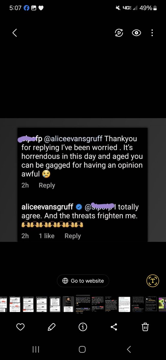 If Alice would stop the illegal shit, she wouldn't receive threats from lawyers.