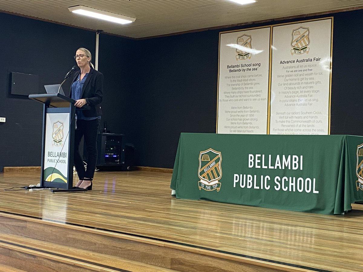 Sharing Best Practice Illawarra 2024 begins! A stirring welcome from Bellambi Public School principal, Alison Forthuber. #SharingBestPrac