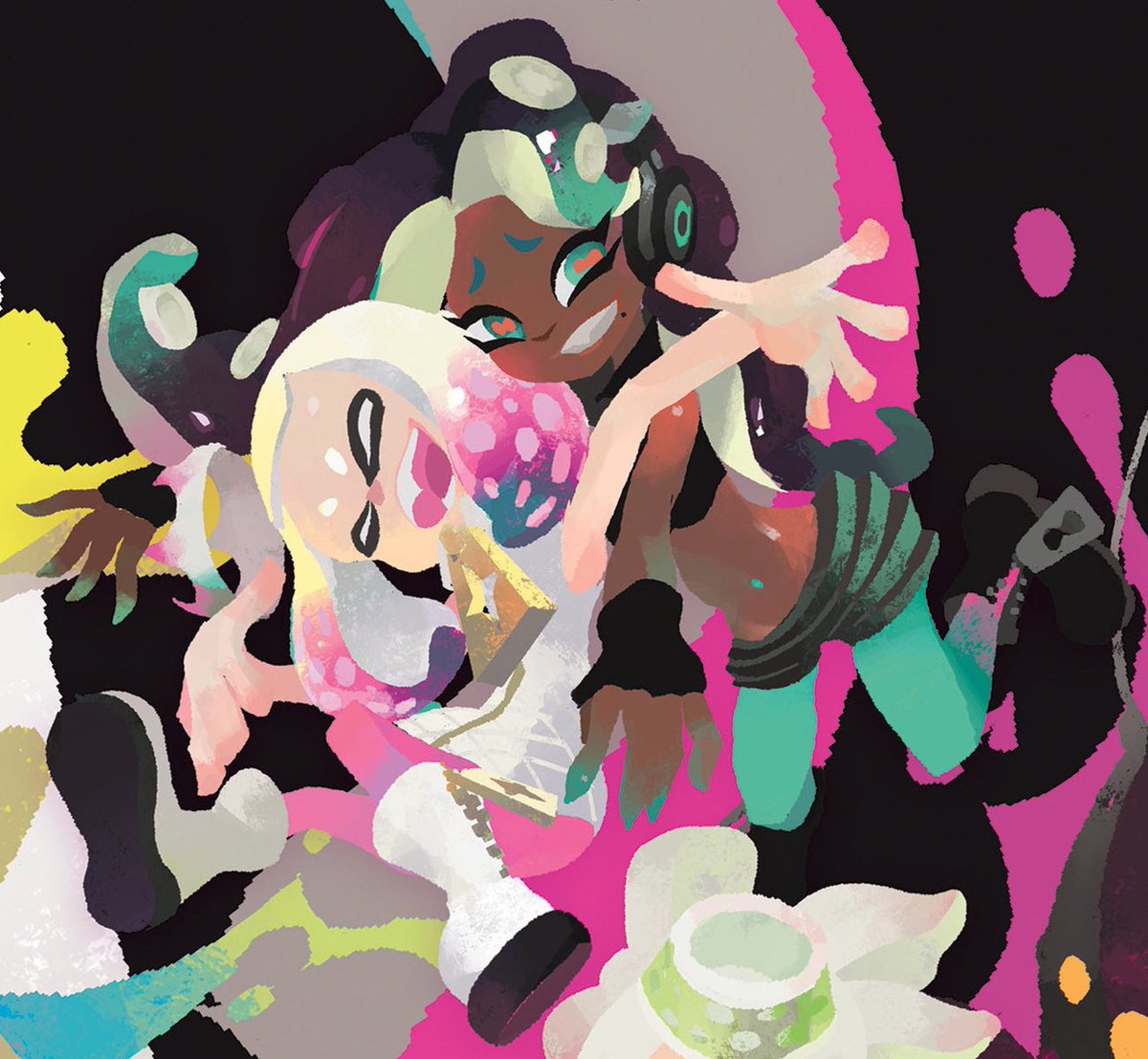 2D Art of Marina and Pearl 🩷💚