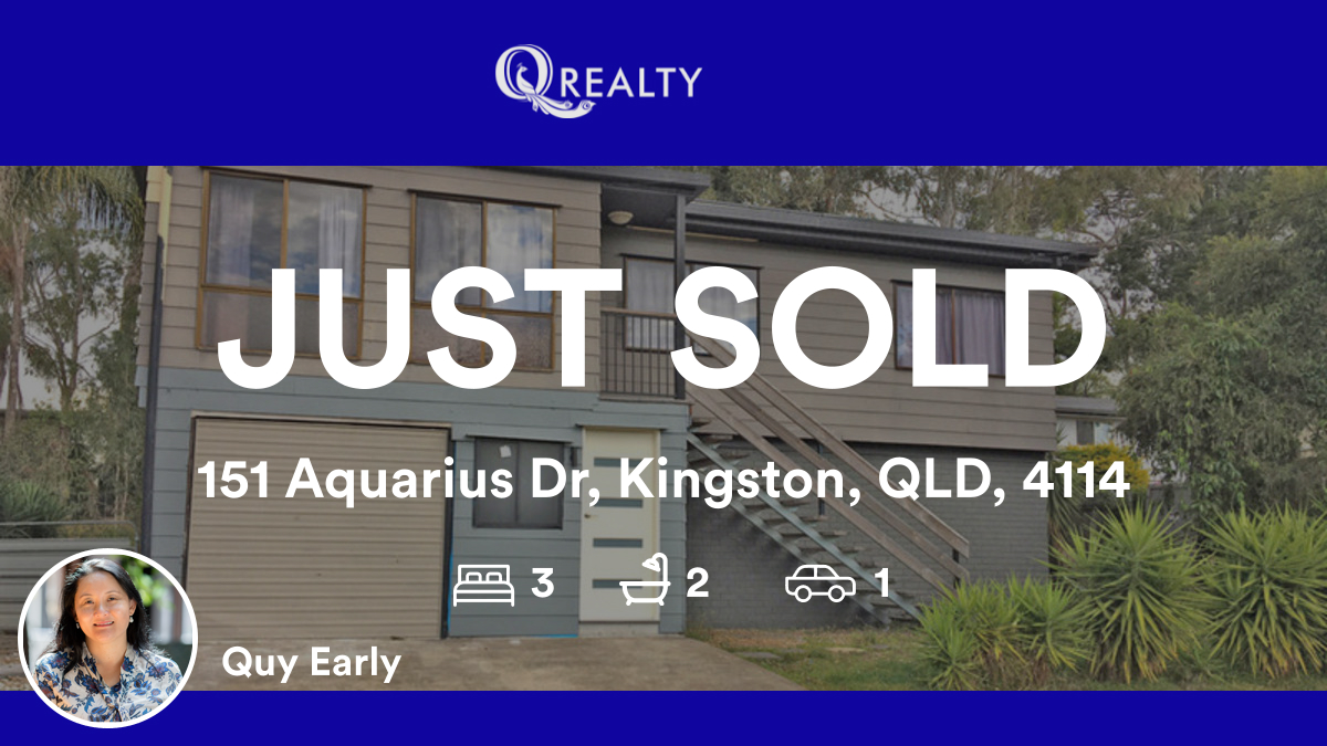 🛌 3 🛀 2 🚘 1
📍 151 Aquarius Dr, Kingston, QLD, 4114

Don’t miss out on our latest off-portal listings! qrealty.com.au/listings/
#qrealtyaus #housesold #thumbsupservice
rma.reviews/1qw4ywfcve8k