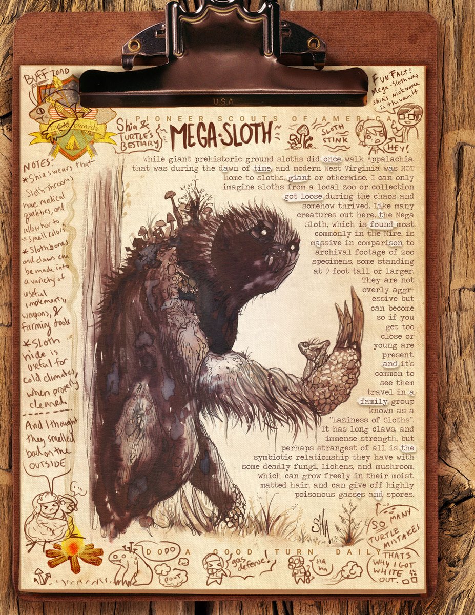 In #Fallout76 we're introduced a lot of stuff that's new to just the area like the Liberators, Scorched, a variety of weird and wild cryptids, and also the mega-sloth!
