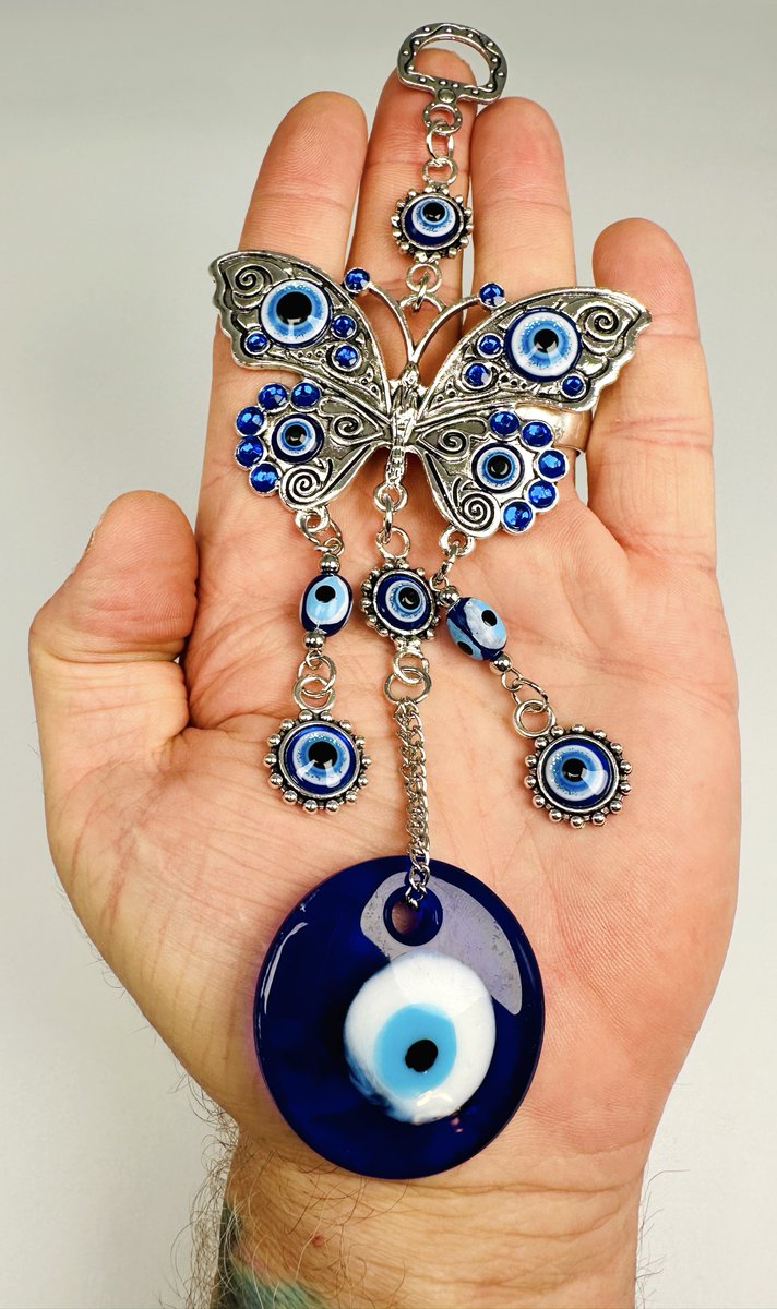 ★★ CRYSTAL ACCESSORIES FOR SALE ★★

EVIL EYE BUTTERFLY HANGING
Classic Evil Eye design, protects wearers from the effects of other people's ill will and intentions.

$27
*Only 1 available!
Expand the thread to reveal more pics.....

#Crystals #CrystalsSales #CrystalsForSale…