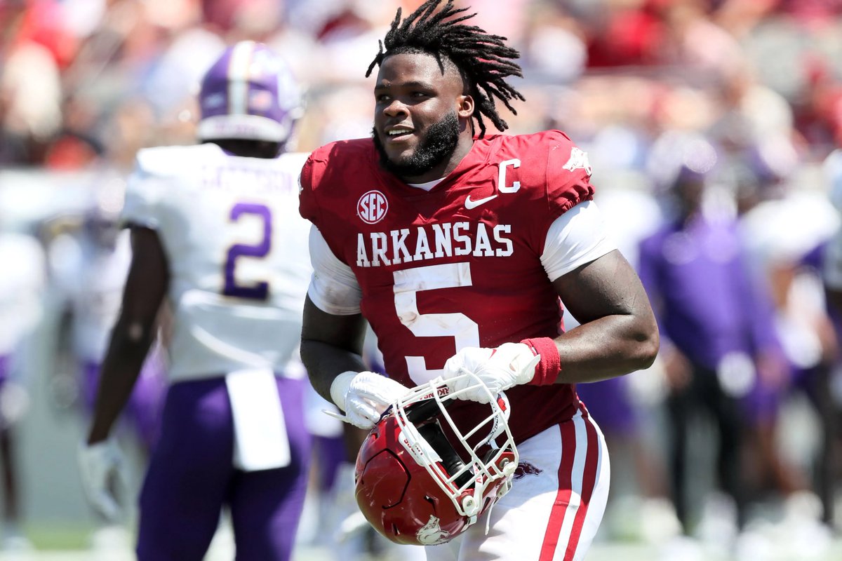Derry "Chuck" Norris Jr (@derrynorris4) on Twitter photo After a great conversation with <a href="/CoachSFountain/">Scott Fountain</a> I am blessed to receive an offer from <a href="/RazorbackFB/">Arkansas Razorback Football</a> ‼️
<a href="/Kylemink3112/">Kyle Minckler</a> <a href="/CoachSamPittman/">Coach Sam Pittman</a> <a href="/MeadowsjrGary/">Gary MeadowsJr</a> <a href="/trenchmenAC/">Aaron Tank Jones</a> <a href="/adamgorney/">Adam Gorney</a>
<a href="/ErikRichardsUSA/">Erik Richards</a>
<a href="/Andrew_Ivins/">Andrew Ivins</a>
#Gohogs After a great conversation with <a href="/CoachSFountain/">Scott Fountain</a> I am blessed to receive an offer from <a href="/RazorbackFB/">Arkansas Razorback Football</a> ‼️
<a href="/Kylemink3112/">Kyle Minckler</a> <a href="/CoachSamPittman/">Coach Sam Pittman</a> <a href="/MeadowsjrGary/">Gary MeadowsJr</a> <a href="/trenchmenAC/">Aaron Tank Jones</a> <a href="/adamgorney/">Adam Gorney</a>
<a href="/ErikRichardsUSA/">Erik Richards</a>
<a href="/Andrew_Ivins/">Andrew Ivins</a>
#Gohogs