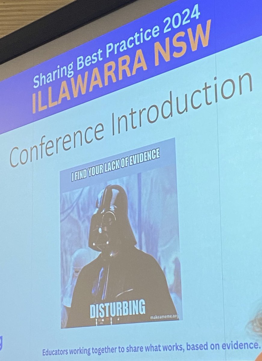 May the 4th theme for today’s conference 💫 #SBPIllawarra2024