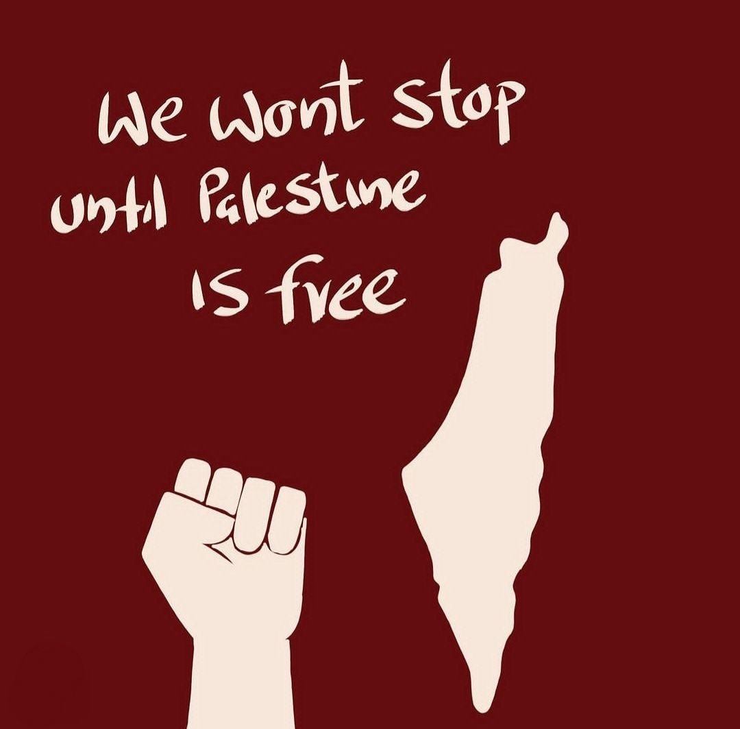 We wont Stop until Palestine is Free🇵🇸