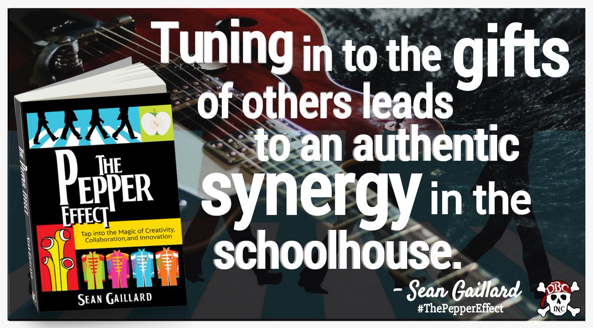'Tuning in to the gifts of others leads to an authentic synergy in the schoolhouse.' - @smgaillard in #ThePepperEffect a.co/d/b4pJYlb #dbcincbooks #tlap #LeadLAP