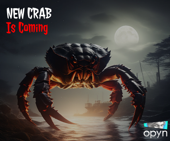 opyn_'s tweet photo. 1. From the depths of the sea, to basking in the sun on a rocky shore, to living on a blockchain near you.  

The Crab has lived in our hearts for nearly 2 years now.   

We are excited to announce that a new, better Crab is coming to Opyn’s new protocol. https://t.co/ey9PUsMvg7