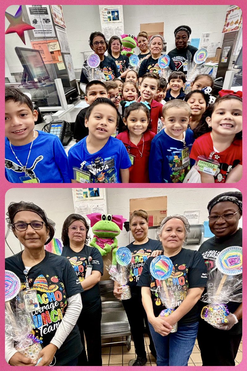 Thank you to our wonderful @Alexander_AISD lunch heroes for serving #breakfast, #lunch & smiles every day to our 👦🏻🧒🏻 @AliefPreK youngest #leaders‼️Happy #SchoolLunchHero Day! 😊🍔 #WeAreAlief @Alief_Nutrition @Alexander_AISD @AliefISD @TheLeaderinMe ❤️ #SLHD24