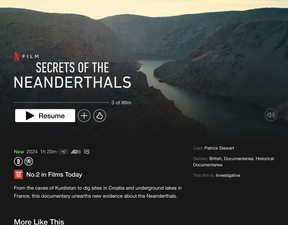 Check out this amazing documentary on @netflix: 

#Kurdistan #History #SecretsOfTheNeanderthals