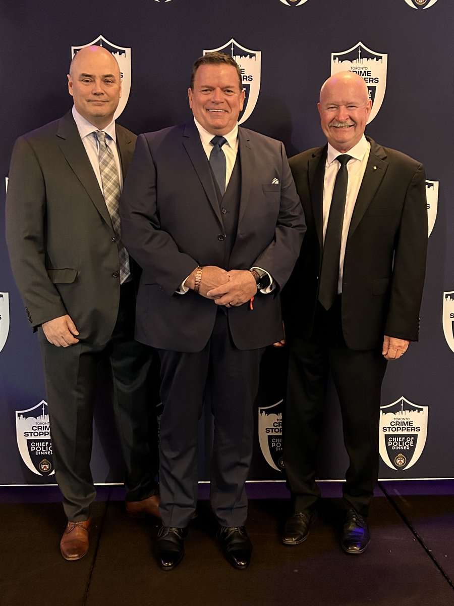 Thank you ⁦@DavePerryISN⁩ & Sean Sparling ⁦⁦@ISN_Inc⁩ for the invitation to join you at the Chiefs Annual Crime Stoppers Gala in Toronto #GreatNight