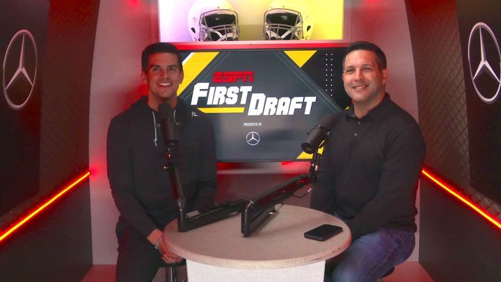 FutureGradeX's tweet photo. Future Grade was at the 2024 NFL draft in Detroit, filming a special interview with @adamschefter and @fieldyates. This was our (6th) installment of @ESPN  @mercedesbenzvansusa Sprinter Labs interviews on the road.  #NFLDraft2024 #detroit #espn #sprinterlabs #podcaststudio https://t.co/kFOeiHWAF4