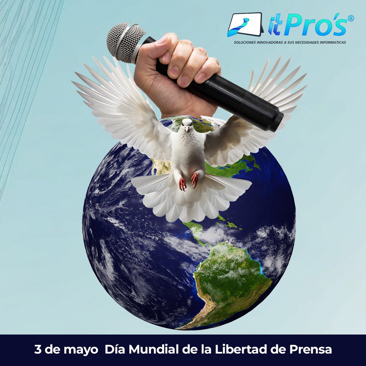 itproshn's tweet photo. El Día Mundial de la Libertad de Prensa nos recuerda el papel vital que desempeñan los medios de comunicación libres en la promoción de la verdad, la justicia y la rendición de cuentas.📰🌍 #LibertadDePrensa #MediosDeComunicación #Verdad #Justicia #RendiciónDeCuentas https://t.co/EA2oqJb6IQ