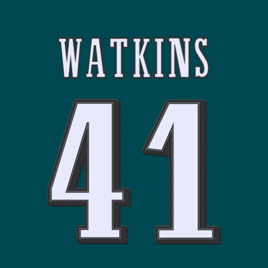 Philadelphia Eagles WR Austin Watkins (@Goldenticket__6) is now wearing number 41. Last assigned to Tiawan Mullen. #FlyEaglesFly