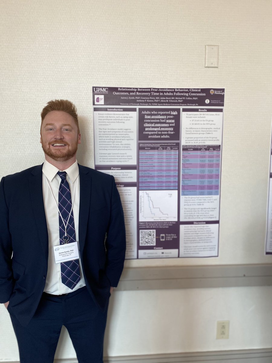 Sports Neuro Society (@sportsneurosoc) on Twitter photo Congrats <a href="/ajzynda/">Aaron J. Zynda, PhD</a> winner of the post-doc research poster award for his work related to fear-avoidance and outcomes following concussion! Congrats on this great work! Congrats <a href="/ajzynda/">Aaron J. Zynda, PhD</a> winner of the post-doc research poster award for his work related to fear-avoidance and outcomes following concussion! Congrats on this great work!