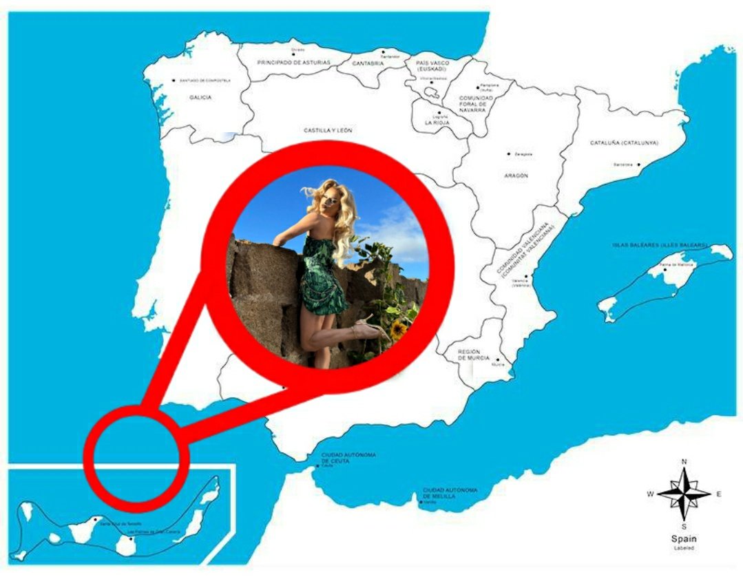 saltando el muro que divide Canarias de España 😍😍