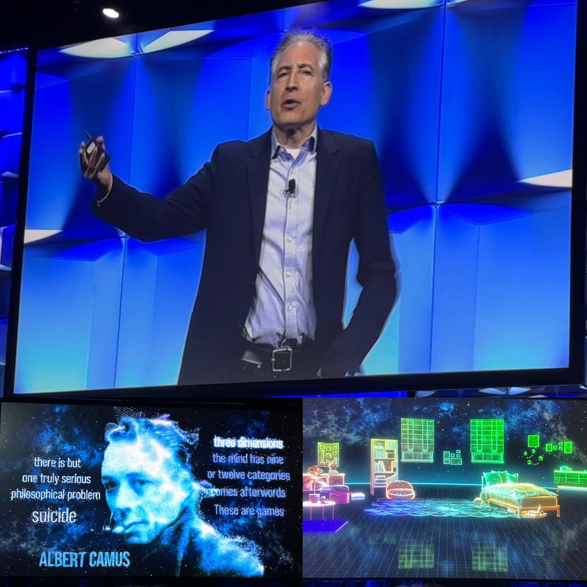 Insightful and engaging Hunt-Wilson lecture by leading theoretical physicist @bgreene @Columbia @ColumbiaNeuro #AANS2024 #whatmatters2me @AANSNeuro @IsaacYangMD @UCLAHealth @UCLANsgy @HarborUCLA @HarborUCLASurg #skullbase