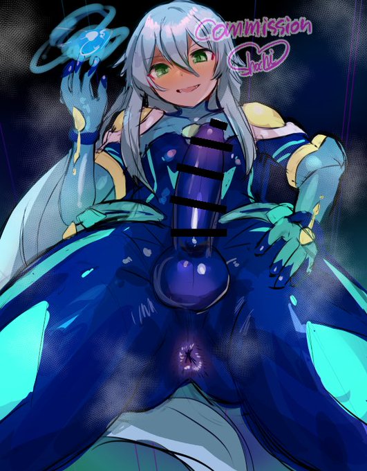 せみ様(@kudsm )のコミッションでカラーラフイラストを描かせていただきました!ぴっちり男の娘のヴィランです!ヒーローのふりをしているタイプ😈ありがとうございました! 