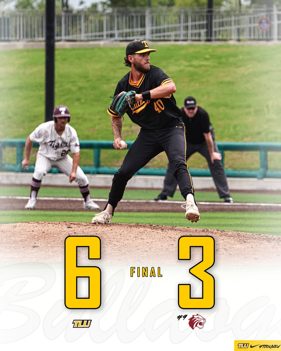 Brought the Grove St. Party to Cleburne

Brendan Beard tosses an 8 K complete game &amp; Aric Vasquez drives in two as TLU takes Game 1 &amp; advances in the winner’s bracket.

#TooLiveU | #PupsUp