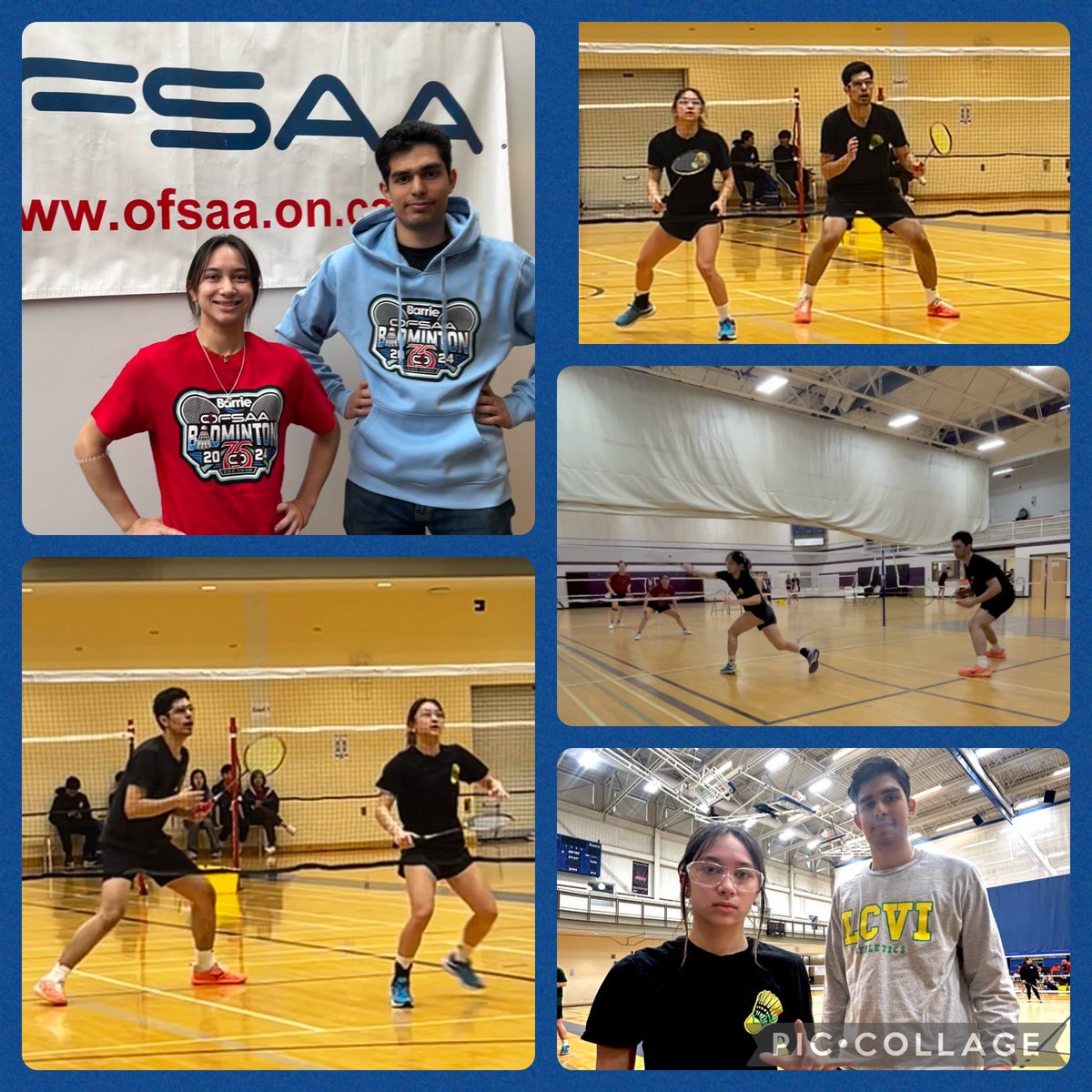 Proud of LC’s Mixed Doubles Team, Tasha & Ali, for their exceptional play at the OFSAA Championships over the past 2 days🏸💚💛 Semi final loss in the c flight consolation round in an exciting 3 set match👏🏻 Well done, Lancers💚💛 @LCVI_LDSB @LCAthleticsLDSB