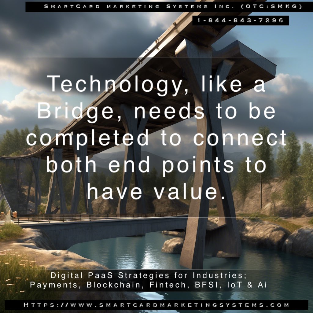 The #PaaS market creates opportunties for Enterprises and Banks to leverage Ready to deploy solutions. 
At SmartCard Marketing Systems Inc (OTC:$SMKG) we understand markets and clients limitations to compete against Capital. 
#bfsi #payments #businessintelligence #ai #iot