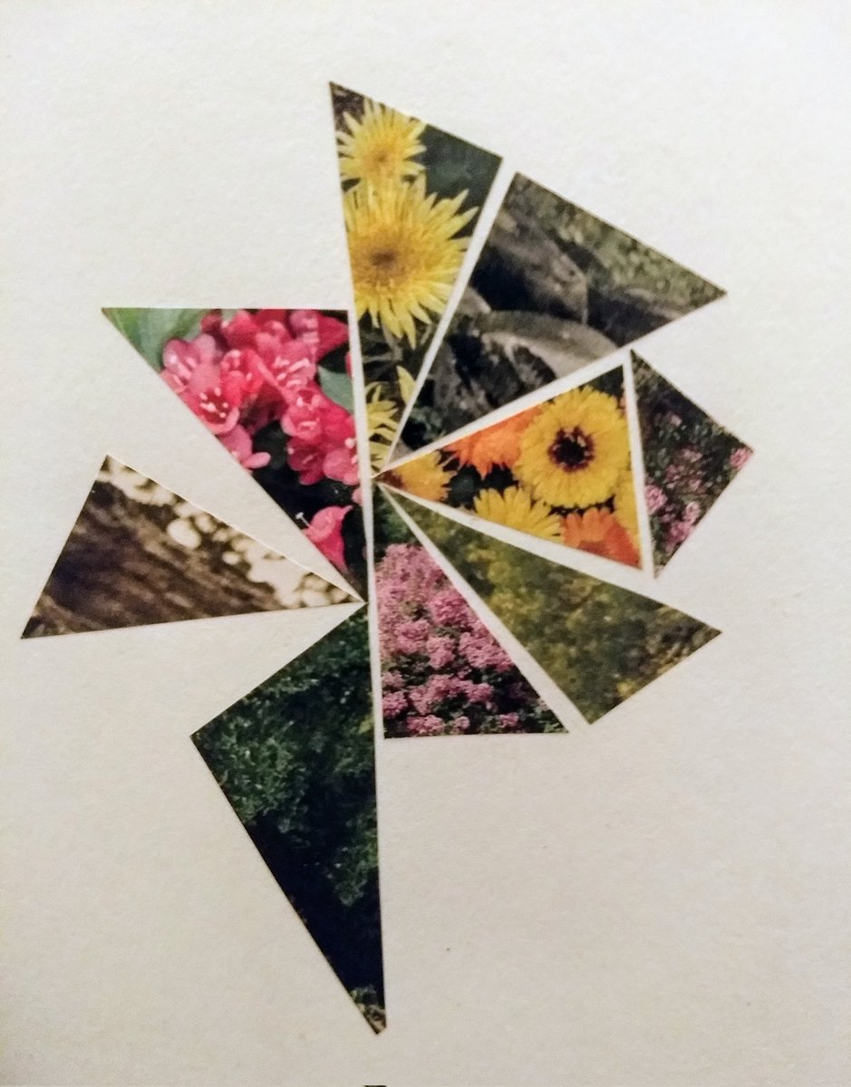 It's Friday evening, and I brought you guys flowers... sort of... Anyway, I hope you enjoy your evening...

Abstract geometric collage sketch on sketchbook paper by Karen Reiser

#abstractcollageart #abstractcollage #collage #art #abstractartist #abstractart #collageartist