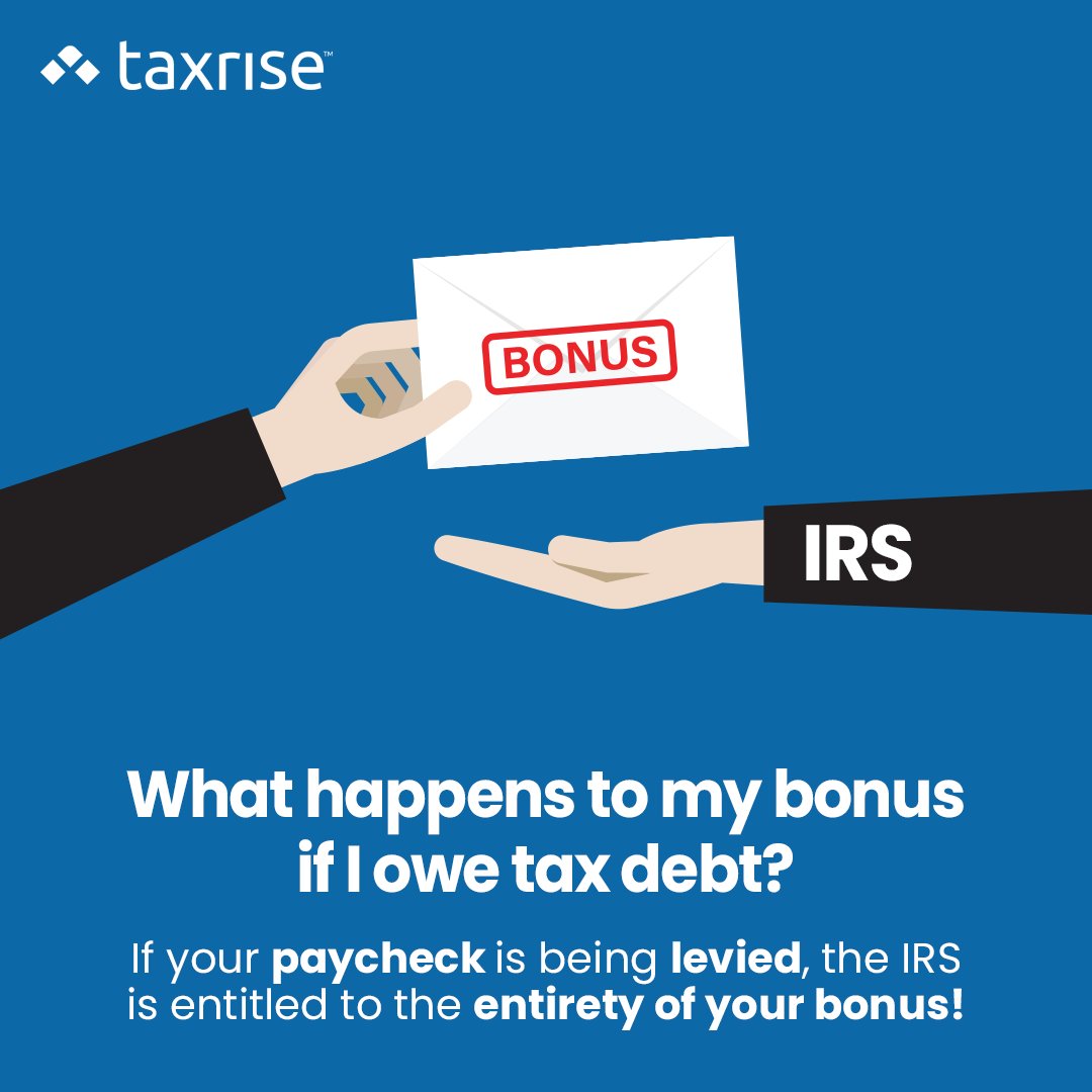 TaxRise's tweet image. If the IRS is already dipping into your paycheck, they&apos;re entitled to snatch your entire bonus too! 💸 Don&apos;t let unexpected deductions catch you off guard. 

👇️ Check the link below to see if you qualify for tax relief.

taxrise.com/lp/406/qualify…

#TaxRise #Tax #FreshStartProgram