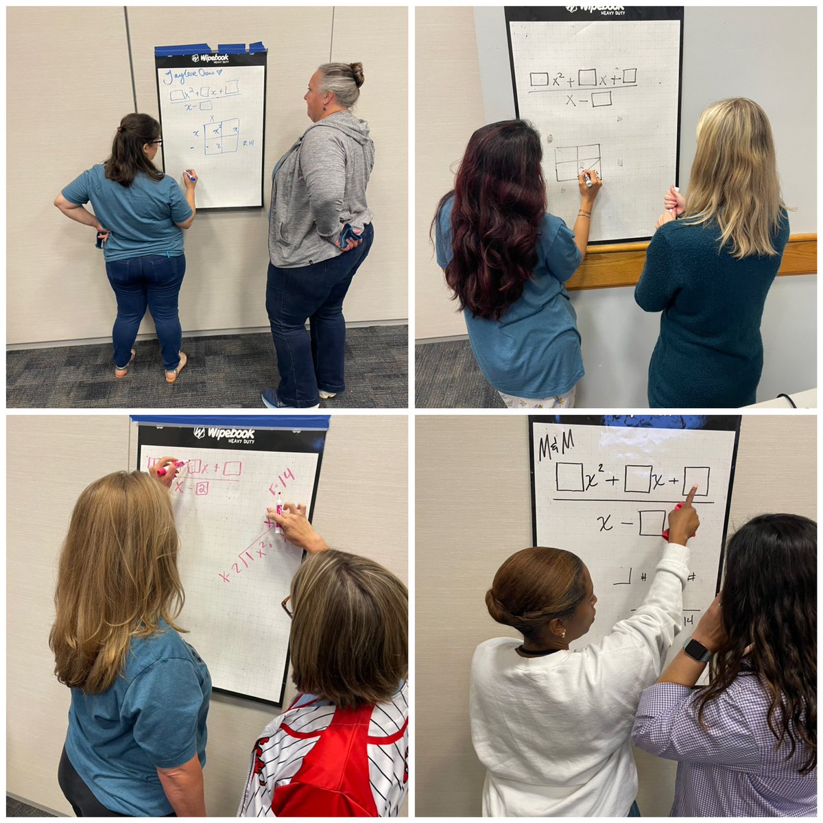 My favorite group to spend time with on Fridays and today was no different! Math, reflecting, and lots of laughs. <a href="/katyisd/">Katy ISD</a> HS Math ICs rock!! ❤️ #KISDSecMath
