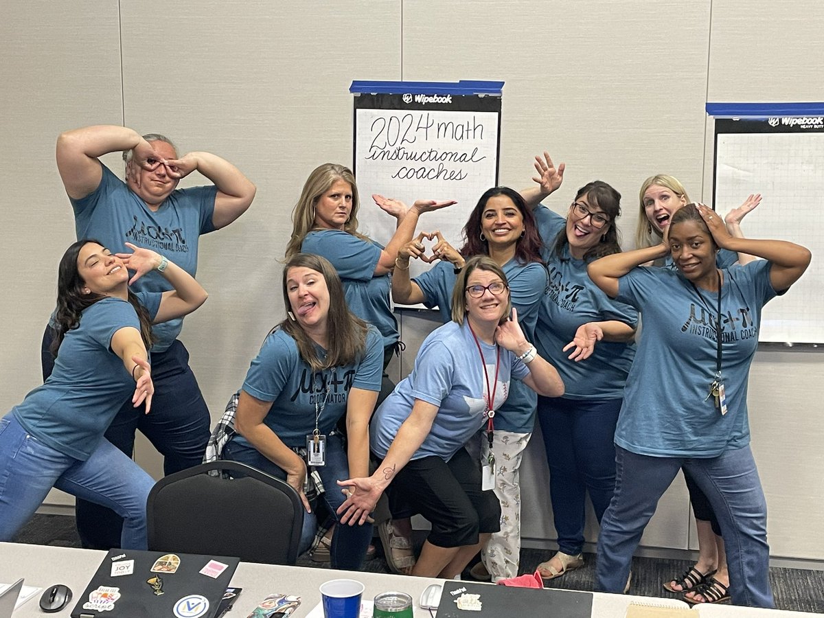 RachelARice07's tweet photo. My favorite group to spend time with on Fridays and today was no different! Math, reflecting, and lots of laughs. @katyisd HS Math ICs rock!! ❤️ #KISDSecMath https://t.co/RX0H1BP1VA