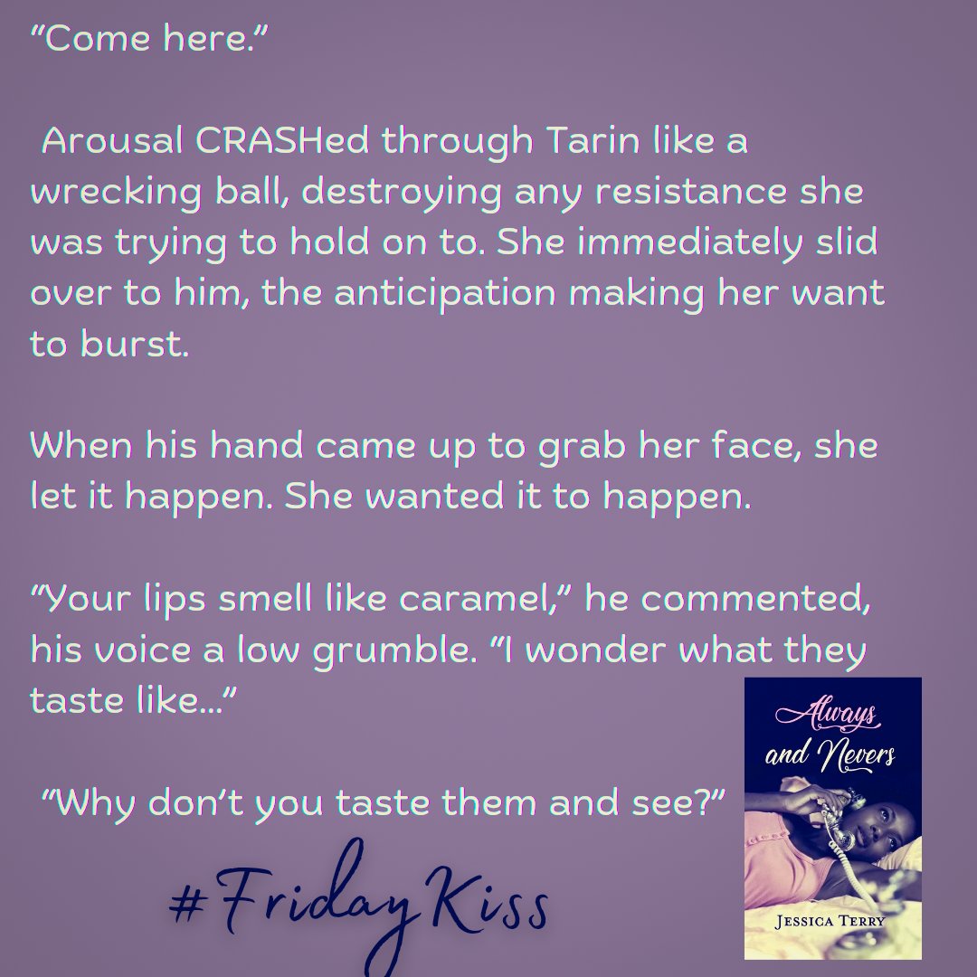 There's just something about that 'come here'... 

Always and Nevers - amzn.to/3iRlJs0
#FridayKiss