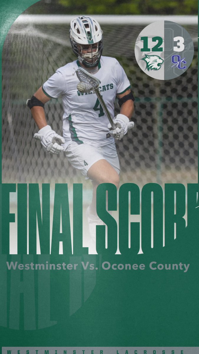 Westminster Boys Lacrosse is FINALS bound after taking down Oconee County 12-3:#GoCats <a href="/ps_nation_/">Prep Sports Nation</a> <a href="/OfficialGHSA/">GHSA</a> <a href="/westminster_lax/">Westminster Lacrosse</a> <a href="/ILPreps/">ILPreps</a> <a href="/USALacrosseMag/">USA Lacrosse Magazine</a>