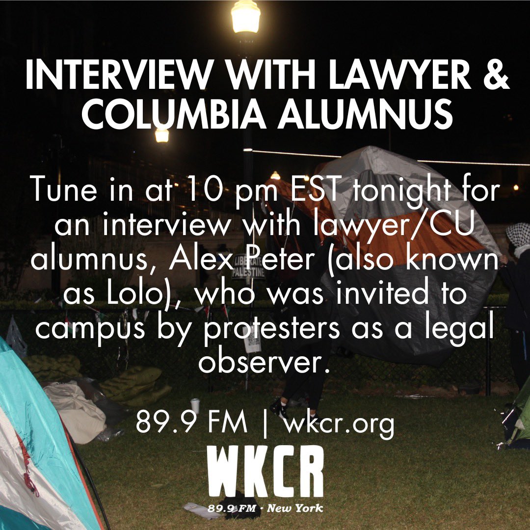 WKCR-FM NY tweet media