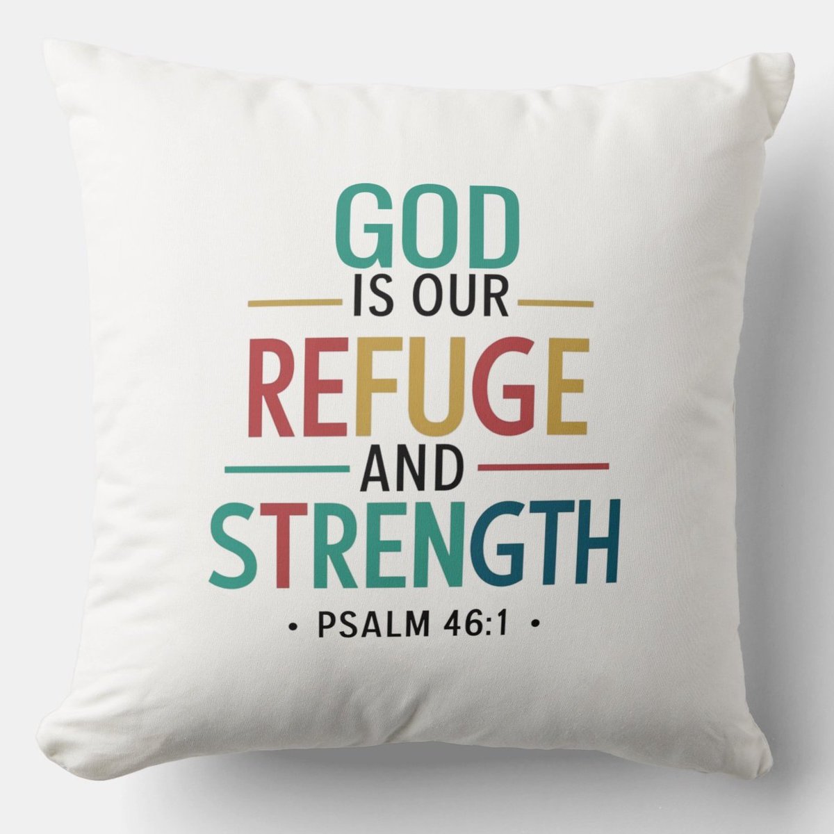 God Is Our Refuge & Strength Cushion zazzle.com/god_is_our_ref… Throw #Pillow #Blessing #JesusChrist #JesusSaves #Jesus #christian #spiritual #Homedecoration #uniquegift #giftideas #MothersDayGifts #giftformom #giftidea #HolySpirit #pillows #giftshop #giftsforher #giftsformom #hope