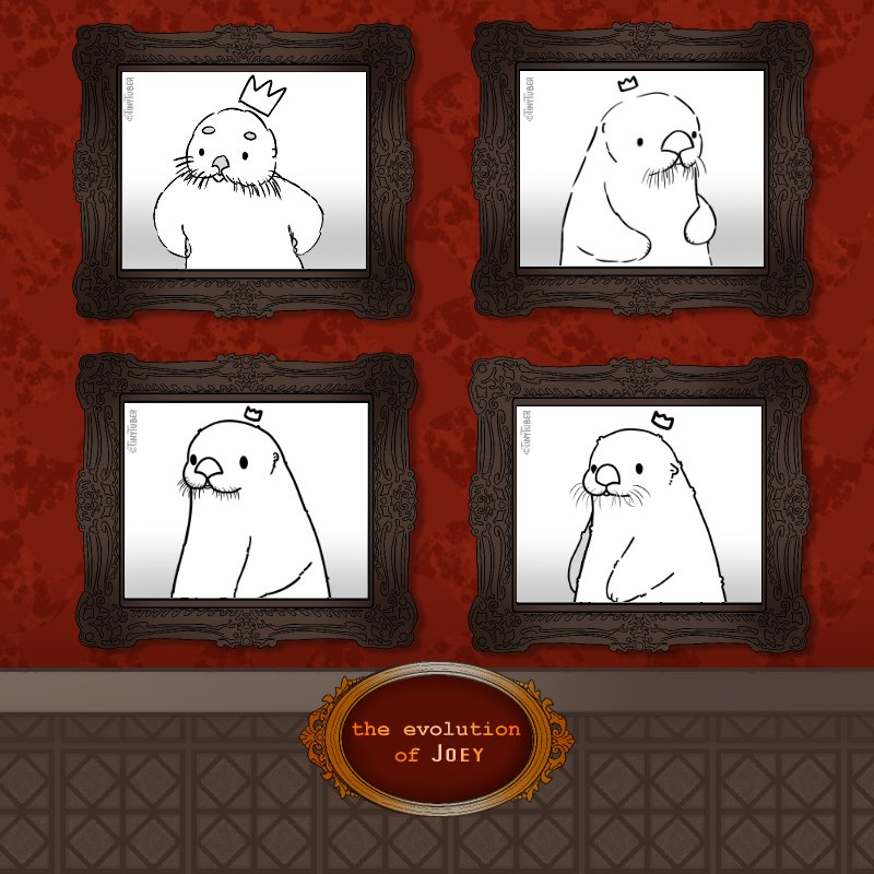 tiny_tubie's tweet photo. As requested: the evolution of JOEY!
.
#tazztalks #joey #seaotter #tinytuber #art #digitalart https://t.co/kh0pzUZKQJ